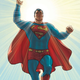 A promo image for All-Star Superman.